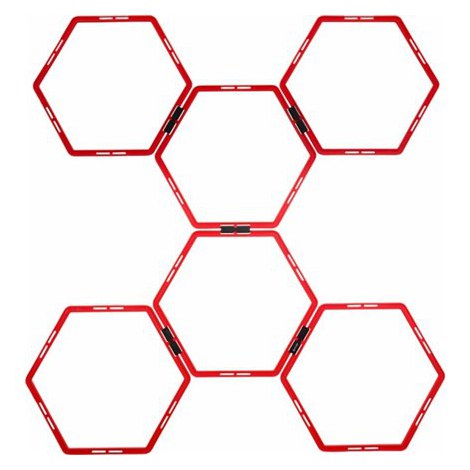 Pure2Improve | Hexagon Agility Grid | Red - 3